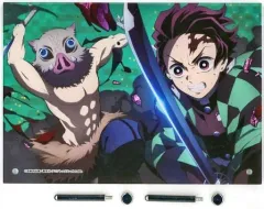 【中古】アクリルスタンド・アクリルパネル 竈門炭治郎＆嘴平伊之助 ミニアクリルアートパネル 「鬼滅の刃」