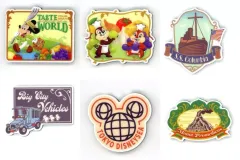 【中古】マグネット・磁石 全6種セット 「東京ディズニーシー・フード＆ワイン・フェスティバル2025 デコレーションマグネット」 東京ディズニーシー限定