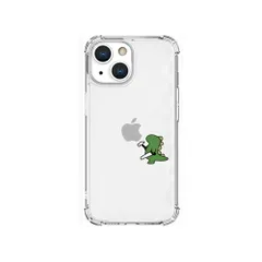 【新品】 AKAN ソフトタフケース for iPhone 13 mini おしごとザウルス―日曜大工 グリーン AK20942i13MN