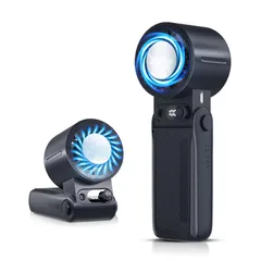 2025夏人気革新型・業界初10000mAh・199段階風力調整可能 携帯扇風機 ハンディファン 冷感プレート付き 大容量 最長40時間連続運転 軽量 強力 usb充電式 卓上 手持ち扇風機 -20℃瞬間冷却 手持ち/首掛け/卓上 小型 ミニファン 折り畳…