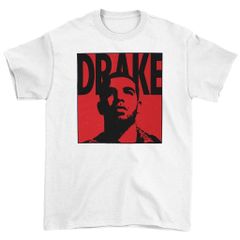 ドレイク【DRAKE】 Tシャツ バンドT ユニセックス [並行輸入品]　ホワイト　Lサイズ