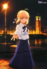 [중고] 포스터 애니메이션 신작 B1 천 포스터 세이버 [Blu-ray 극장판 Fate/stay night[Heaven's Feel] III.spring song 완전 생산 한정판] 소프 맵·애니메가 구입 특전