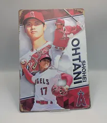 大谷翔平所属　エンゼルス　ロッカールームネームプレート実使用　2022年シーズン MLB史上初 ロサンゼルス・エンゼルス 大谷翔平 2022 投打ダブル