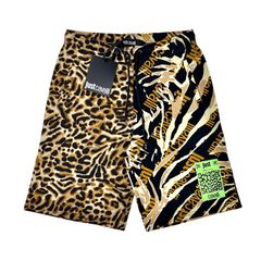 SAPEur × JIMMY'Z SHORTS ハーフパンツ レオパード 豹柄M - メルカリ