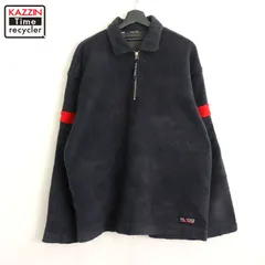 90s vintage TOMMY HILFIGER ハーフジップ フリースジャケット メンズ 表記Lサイズ