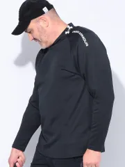 UNDER ARMOUR (アンダーアーマー) LOOSE GOLF 4WAYストレッチ UVカット ドライブ アーマーニット モックネック 長袖Tシャツ