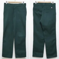 W32 L32 DICKIES ワークパンツ 874 ハンターグリーン USA