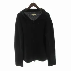 エンポリオアルマーニ EMPORIO ARMANI カーディガン ニット ジップロック 長袖 52 黒 ブラック /RO