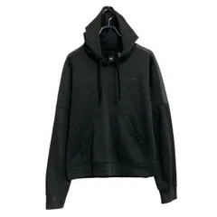 adidas ロゴスウェット パーカー アディダス キッズ M ブラック プルオーバー ラグラン古着卸 アメリカ仕入 a701-6146のサムネイル