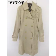 ■ ◎ ADAM ET ROPE アダムエロペ ウエストベルト付き 長袖 トレンチ コート サイズ38 ベージュ系 レディース  【中古】 【1110270016607】