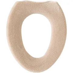 新品 オカ(OKA) 乾度良好Dナチュレ トイレ便座カバー O型専用 ベージュ (かんどりょうこう 洗える トイレ ニット カバー O 円形)