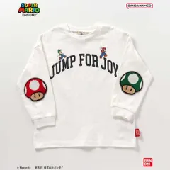 【MOONCHILD】ブリーズ　スーパーマリオ　エルボーパッチTシャツ　J406785