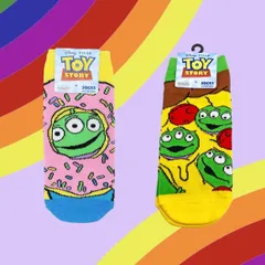 リトルグリーンメン ドーナツ ピザ レディースソックス 靴下
