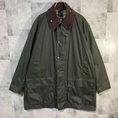英国製 90's Barbour バブアー オイルドジャケット BORDER セージ 46
