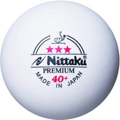 【在庫処分】ニッタク(Nittaku) 卓球 ボール 国際公認球 プラ 3スター プレミアム