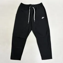 ◆ NIKE ナイキ クロップドパンツ ボトムス ロゴ刺繍 ジョガーパンツ 古着 ブラック サイズXL メンズ 0.39kg