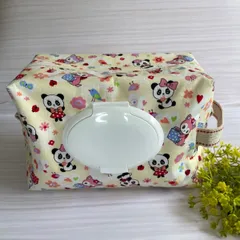 ＊ハンドメイド＊ おしりふき入れ付おむつポーチ