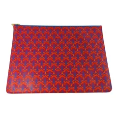 Liberty London リバティロンドン IPHIS LARGE POUCH・トラベル ビックポーチ/102ABS05/レッド系/バニティ【♀】【S】【レディース】★■556888【中古】