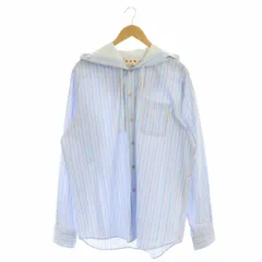 マルニ MARNI 23SS LONG SLEEVED HOODED OVERSHIRT オーバーシャツ ...