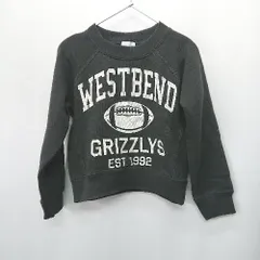 ◇ ⊇◎●未使用● LOWRYS FARM ローリーズファーム キッズ　コットン系 長袖 トレーナー サイズM グレー 男の子 E  【1409240055198】