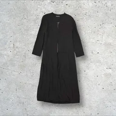 イタリア製 ヴィンテージ TEATRO DEI SOGNI サイドスリット マキシ丈 ロング デザイン コート カーディガン 羽織り 46 /着丈140