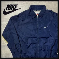 【90s】ナイキ　ナイロンジャケット　センター刺繍　白タグ　入手困難　希少