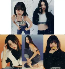 【中古】キャラカード LE SSERAFIM ホログラム入りフォトカードコンプリート5枚セット 「CD UNFORGIVEN」 Weverse Shop JAPAN 一般盤3形態セット購入特典