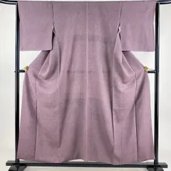 着物屋こころ■伝統工芸士　寺山存男　江戸小紋　毛万筋　ベージュ×グレー　逸品　未使用　cc521