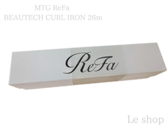 新品 MTG ReFa BEAUTECH CURL IRON リファ ビューテック カールアイロン 26m ホワイト コテ ヘアスタイル ギフト 正規品