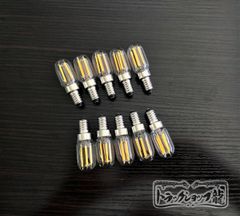 高品質 10個セット シャンデリア 用 口金 E12 LED 電球 フィラメントタイプ 3000k 2W 12V/24V兼用 レトロ デコトラ サロンバス C0710D