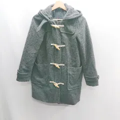 ■ ⊇ ◎ shuca GLOBAL WORK 長袖 ダッフルコート サイズM ダークグレー レディース E  【1409240028284】