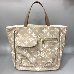 新品未使用品ラシットジャガード エブリデイトートバッグ ベージュ