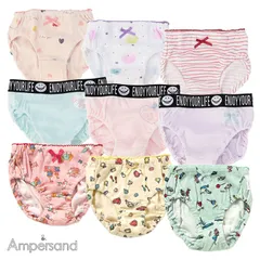 サイズ130 ショーツ 女の子 子ども ガールズ パンツ キッズショーツ 女児ショーツ 女児 下着 キッズ 綿100 肌着 アンパサンド アンダーウェア ampersand 4p