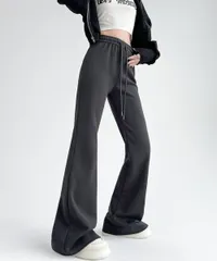 フレアパンツ レディース 美脚 脚長_2