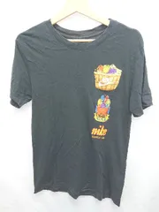 ◇ Θ φ NIKE ナイキ イラスト 半袖 Tシャツ カットソー サイズS ブラック メンズ E  【1506180012936】