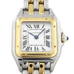 カルティエ Cartier 腕時計 パンテール SM W2PN0006 スクエア ホワイト 文字盤 K18YG SS クオーツアナログ 【箱・保付き】 【中古】のサムネイル