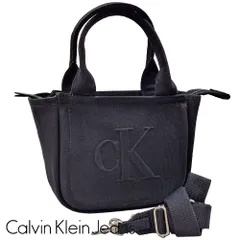 【新品】カルバンクライン ジーンズ トートバッグ 2WAYバッグ ショルダーバッグ 斜め掛け レディース ブラック CALVIN KLEIN JEANS LV04K3160G UB1 SUMMER CANVAS MINI