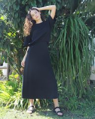 2025春夏 新品【BILLABONG/ビラボン】ENSEMBLE ONEPIECE ワンピース BLK レディース BF01C352