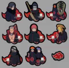 [중고] 스티커 스티커 아카츠키 스티커 세트(9장 세트) [이치반 복권 NARUTO-나루토- 질풍전 연결되는 생각] I상