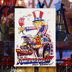 ポスター / [AMERICAN!!!] アメリカン!!! アメリカン雑貨 ガレージ レース 車 インテリア オシャレ カッコイイ ビンテージ風