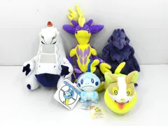 ポケモンセンター ぬいぐるみ 5点セット ワンパチ メッソン アーマーガア ジュラルドン ストリンダー(ハイなすがた) 中古品(050)