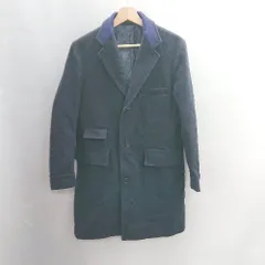 ◇ ⊇ BEAUTY&YOUTH ロング丈 長袖 コート サイズ M ネイビー系 メンズ E  【1502030039528】