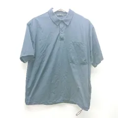 ◇ niko and… スタンダードカラー ネックボタン 透け感なし 無地 半袖 シャツ サイズS ネイビー メンズ E  【1310050011024】