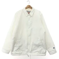 Champion シュプリーム×チャンピオン Label Coaches Jacket コーチジャケット サイズ:XL  ホワイト  メンズ 　240001134331のサムネイル