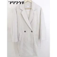 ◇ KBF ケービーエフ URBAN RESEARCH サイドジップ 長袖 チェスターコート サイズ ONE アイボリー レディース  【中古】 【1202160001494】のサムネイル