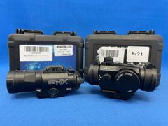 【美品】WADSN XH35 ウェポンライト ブラック ケース付き SureFireタイプ レプリカ/ドットサイト B-21 セット ミリタリー　【G2/A282】