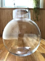 【SHOPS】花瓶 フラワーベース ガラス 大きい 北欧　インテリア　花器　モダン G032 大 一輪挿し北欧 透明 シンプル クリア 北欧 大きな 室内 飾り ガラス花瓶 シリンダー 球 vase おしゃれ