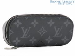 【美品】ルイヴィトン　LOUIS VUITTON　モノグラム エクリプス　エテュイ リュネット GM　アイウェアホルダー　メガネケース　サングラスケース　眼鏡入れ　ブラック　GI0654