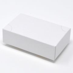 新品 名刺箱 紙製 4号 窓無し 小箱 白 （L/27mm-10個）