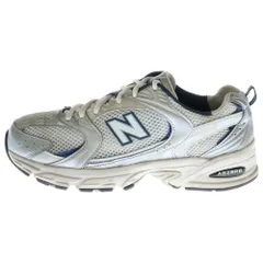 New Balance (ニューバランス) MR530KA STEEL GREY Low Cut Sneakers メッシュ ロゴ ローカットスニーカー シルバー/グレー レディース US5.5/23.5cm